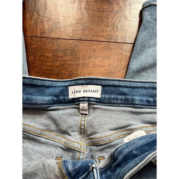 Lane Bryant Flex Magic Wait Band Signature Fit High Rise Girlfreind Straight 16 - Picture 2 of 7